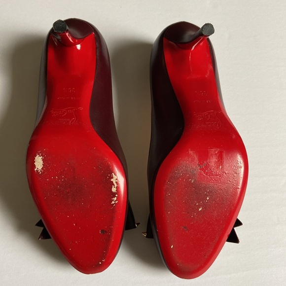 Christian Louboutin Ballarina 70 Napa/Shiny/calf heels, pristine condition - Picture 4 of 10